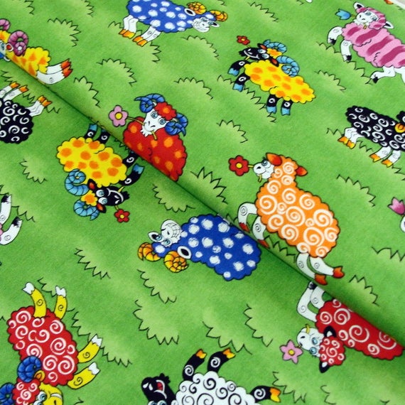 Childrens Patchwork Fabric CHERRY PIE BERNINA