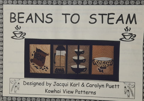 Beans to Steam Wall Hanging Pattern