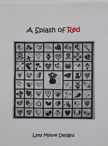 A Splash of Red Quilt Pattern