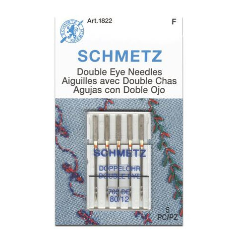 Schmetz Double Eyed Needle 130/705 DE 80/12