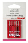 Bernina Sewing Machine Needle 130/705H Metafil Metallic 80/12