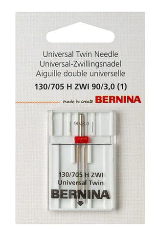 Bernina Sewing Machine Needle 130/705H ZWI Universal Twin 70/1.6mm