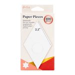 Sew Easy Paper Pieces Diamonds 2.5'' x100