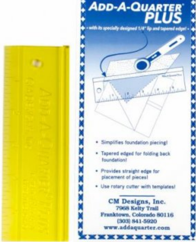 Add A Quarter Ruler 6''