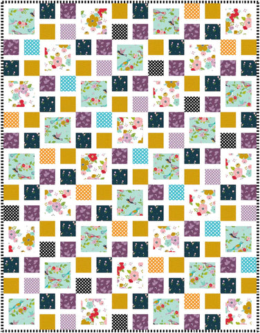 Squares of Happiness - Gourmet Quilter