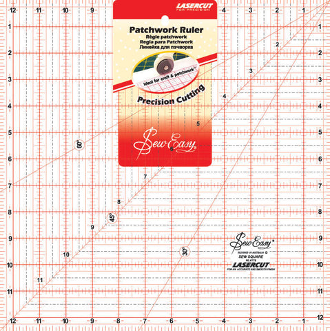 Sew Easy Ruler Square 12.5'' x 12.5''