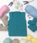 Lullaby 4ply P283 - Rib Singlet & Boots