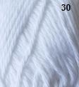 Countrywide 8ply Soft Cotton 100g White Shade 30