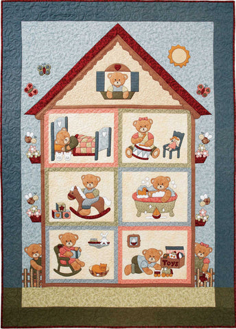 Teddys Palhouse Pattern by Kids Quilts