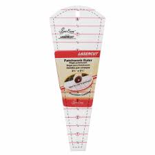 Sew Easy Ruler Dresden Template 3 3/8'' x 8 3/4''