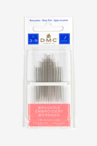DMC Embroidery No.3-9 Needles