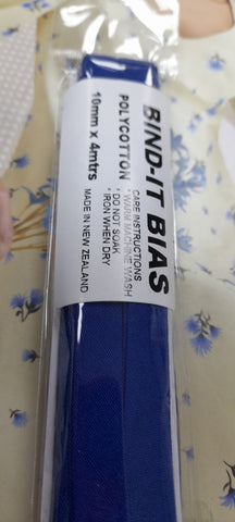 Bias Binding 10mm Royal