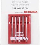 Bernina Sewing Machine Needles Round Shank 287WH Universal 60's